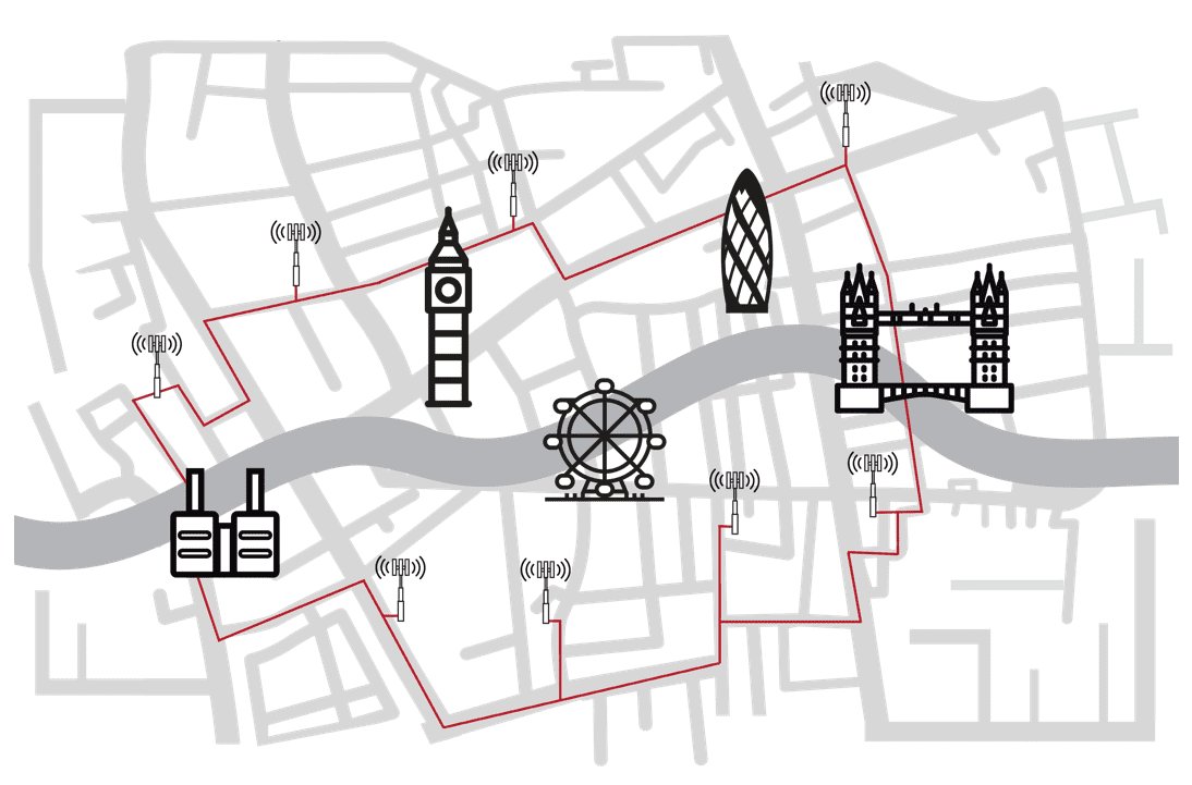 London mobile centric fibre for 5G